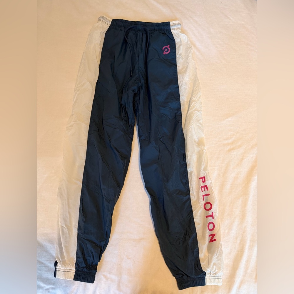 Peloton Navy Joggers with Pink Logo